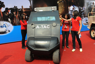 Illustration for article titled ATAC Armored Golf Cart: Prototype Photos